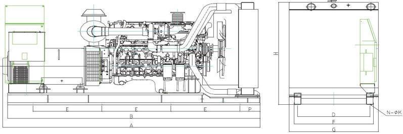 上柴動力450千瓦發(fā)電機(jī)組規(guī)格型號